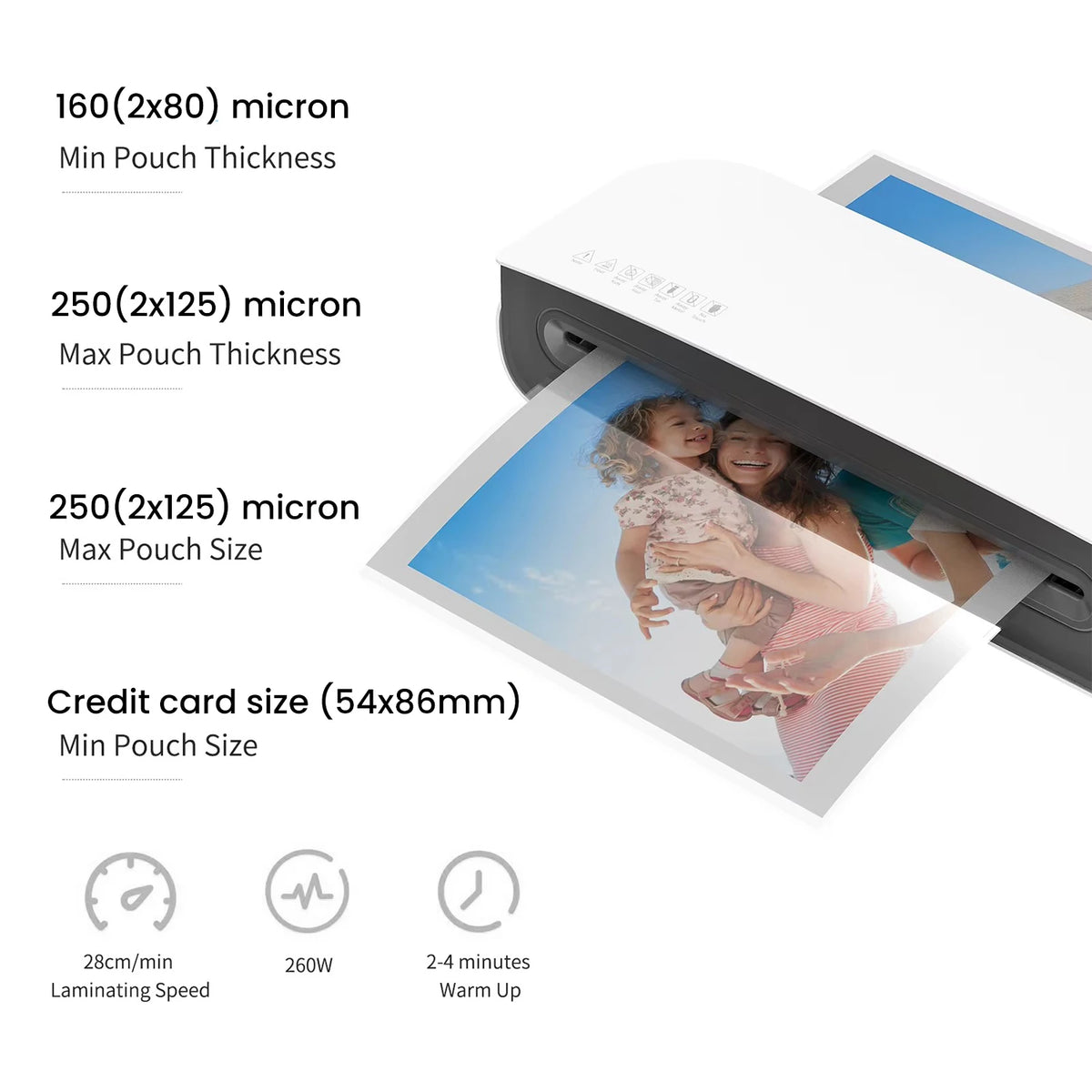 Plastificadora A4 – Quente e Fria | SL289

Plastificadora de secretária prática e rápida, ideal para proteger e conservar documentos, fotografias e outros materiais.

Características:

- Formato até A4
- Plastificação a quente e a frio
- Compatível com fo