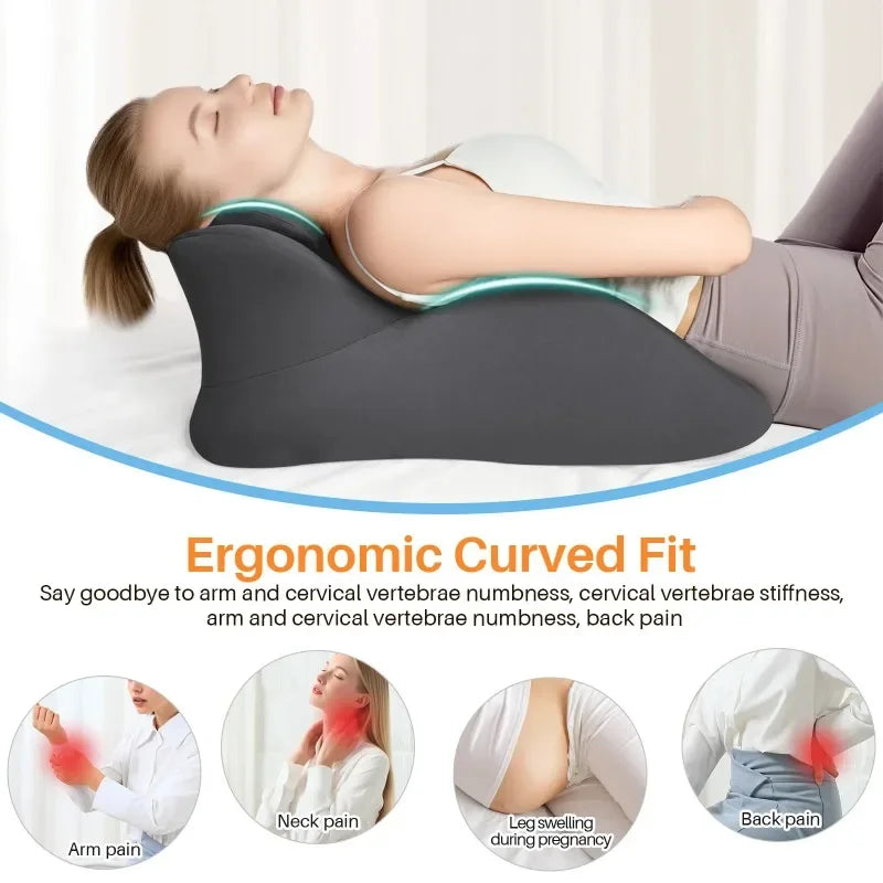Almofada multifuncional para cabeceira, ideal para leitura em decúbito ventral, utilização com telemóvel e para dormir