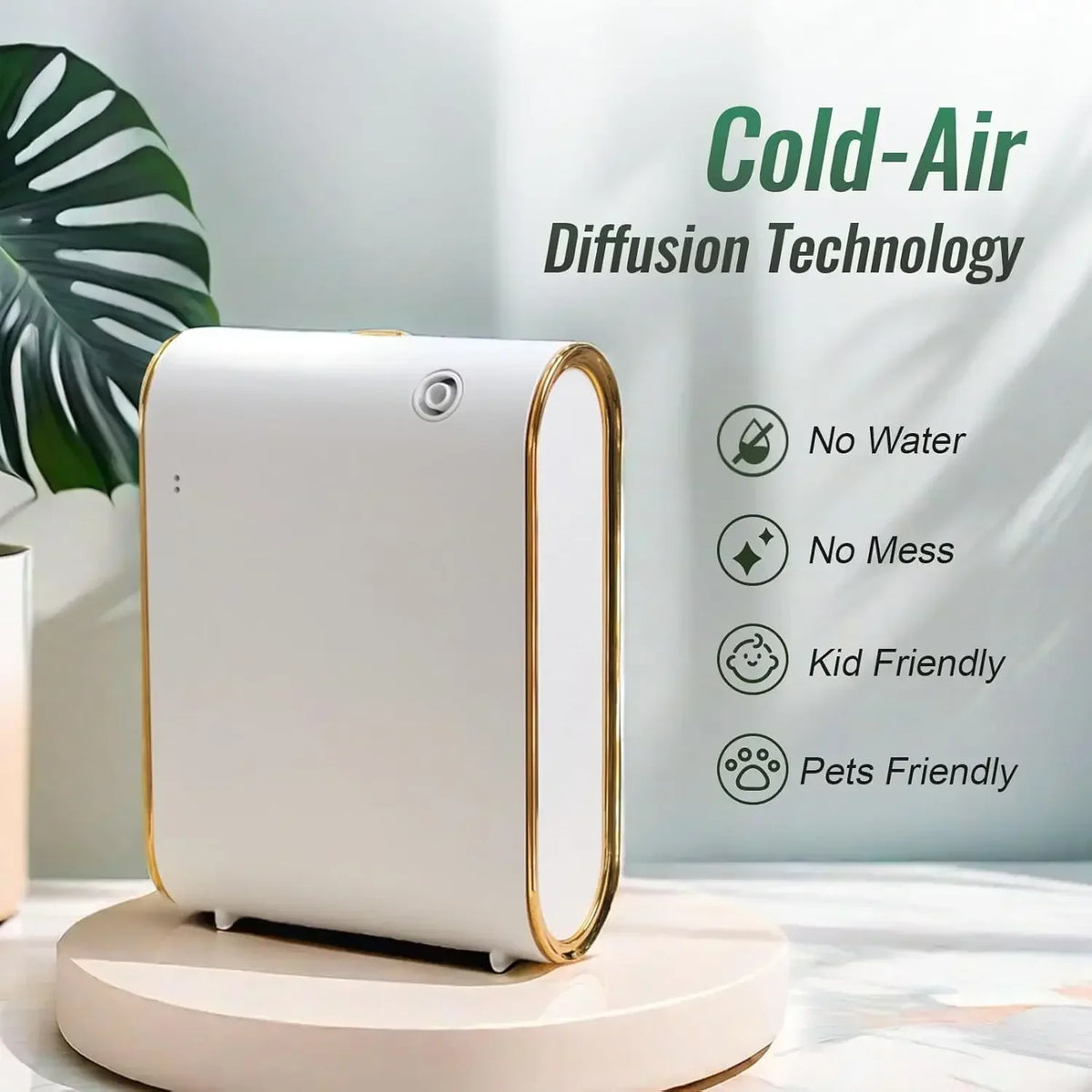 Difusor de fragrâncias para ambientes sem água, difusor de aromas inteligente, máquina elétrica para perfumar a casa, distribuidor de aromas Bluetooth de 500m³