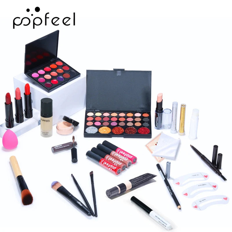 Kit de Maquilhagem Profissional Tudo-em-Um Popfeel