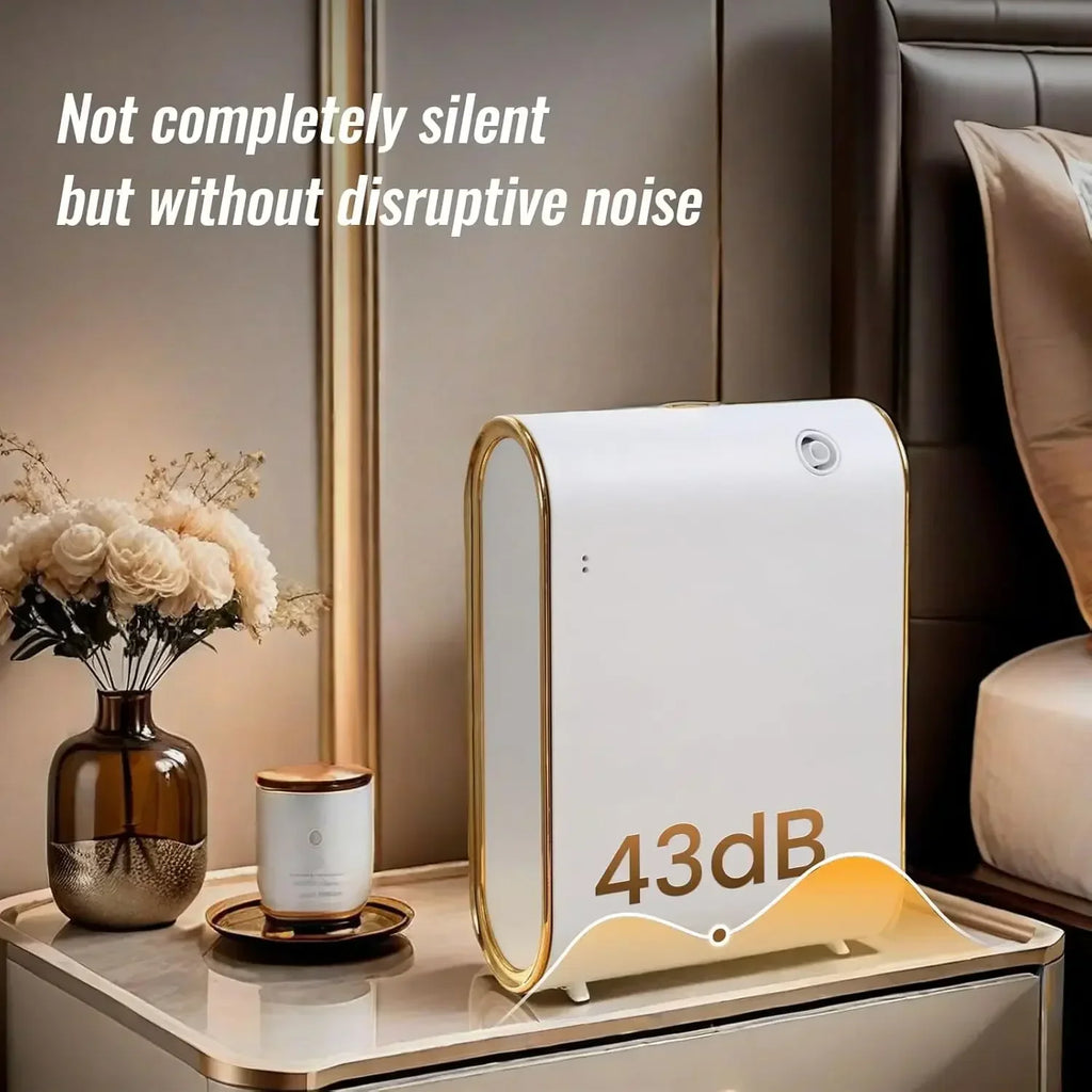Difusor de fragrâncias para ambientes sem água, difusor de aromas inteligente, máquina elétrica para perfumar a casa, distribuidor de aromas Bluetooth de 500m³