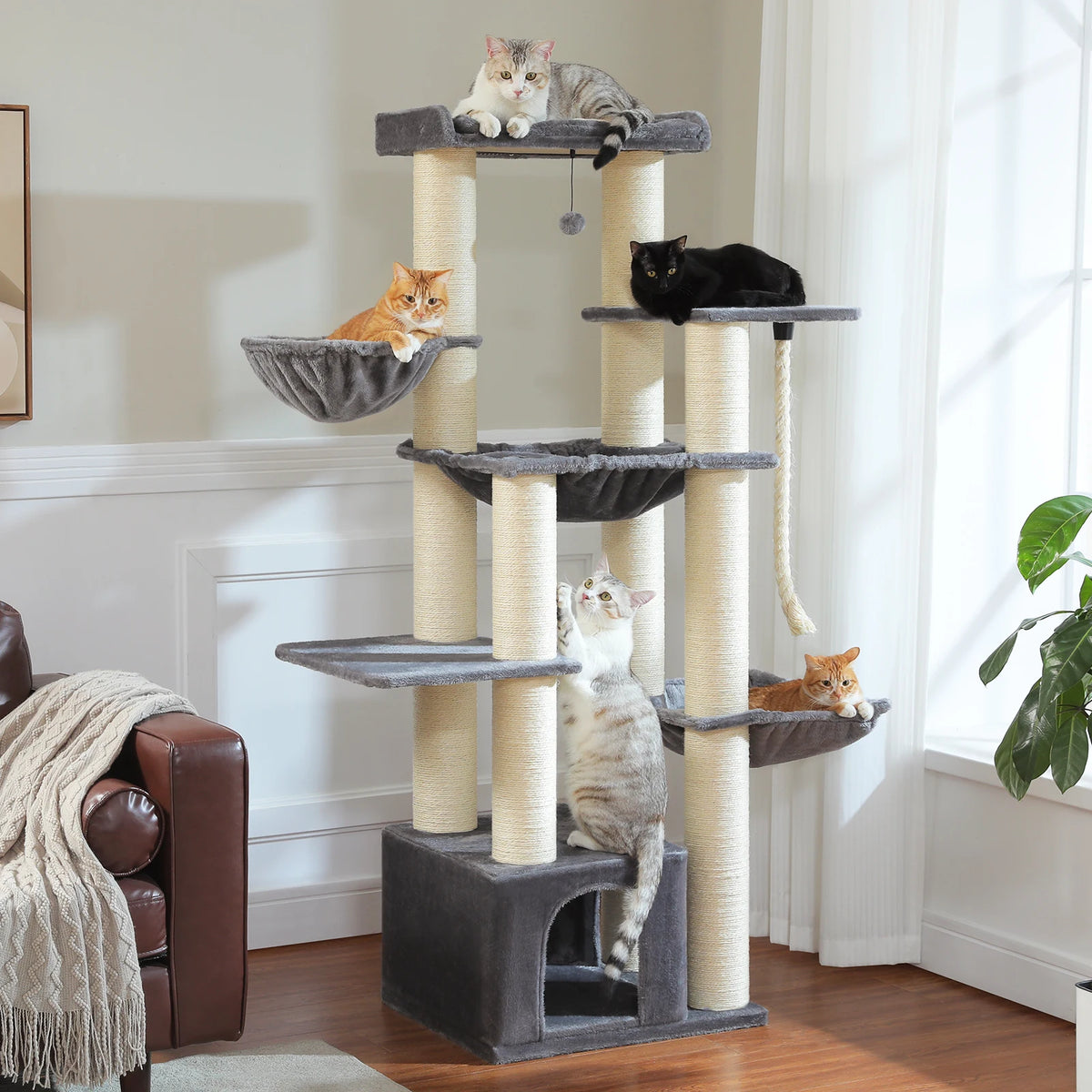 Árvore para Gatos Grandes e pequenos