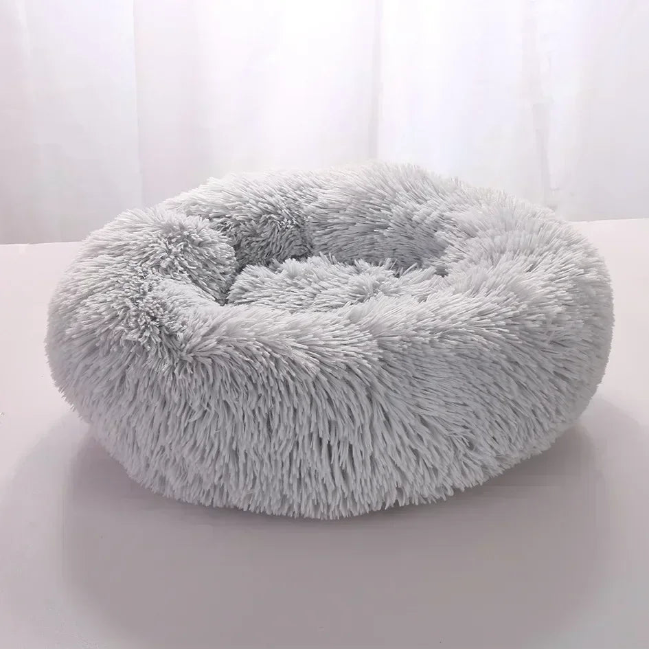 Cama super macia para cães,e para gatos, redonda, almofada, para animais de estimação