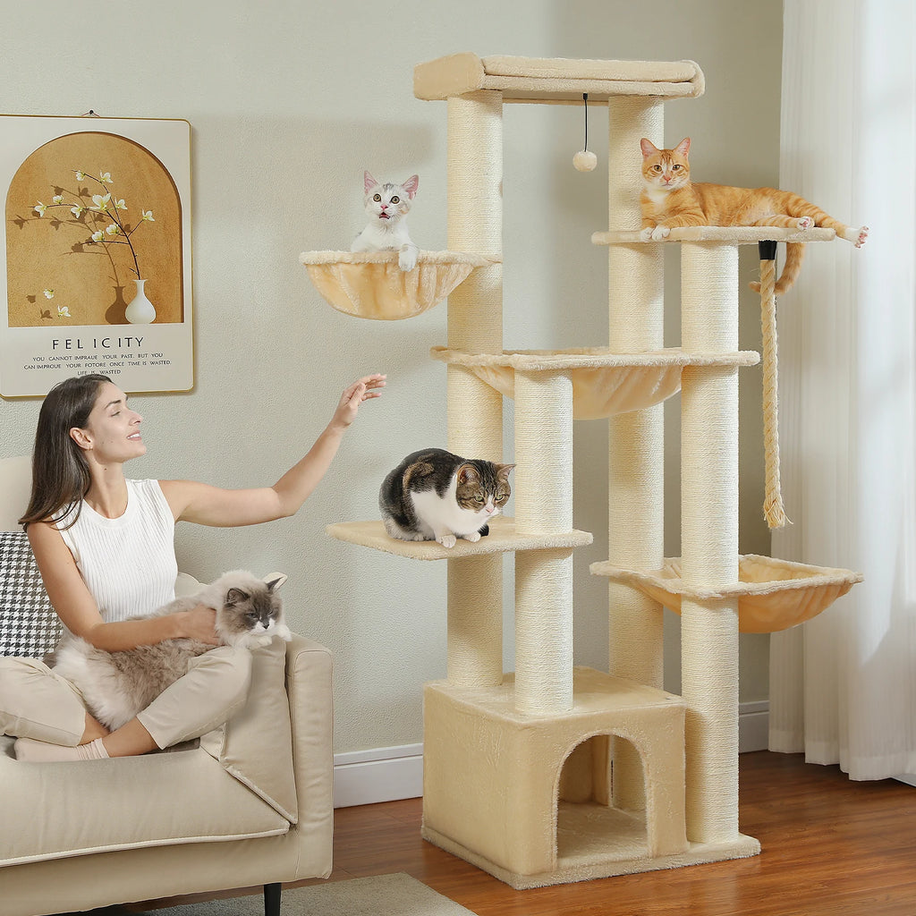 Árvore para Gatos Grandes e pequenos