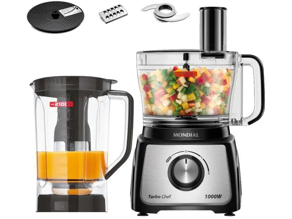 Robot de Cozinha Mondial Preto - 220V