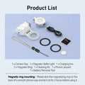 Suporte magnético para câmara de telemóvel, com pega de controlo remoto para iPhone e Android
