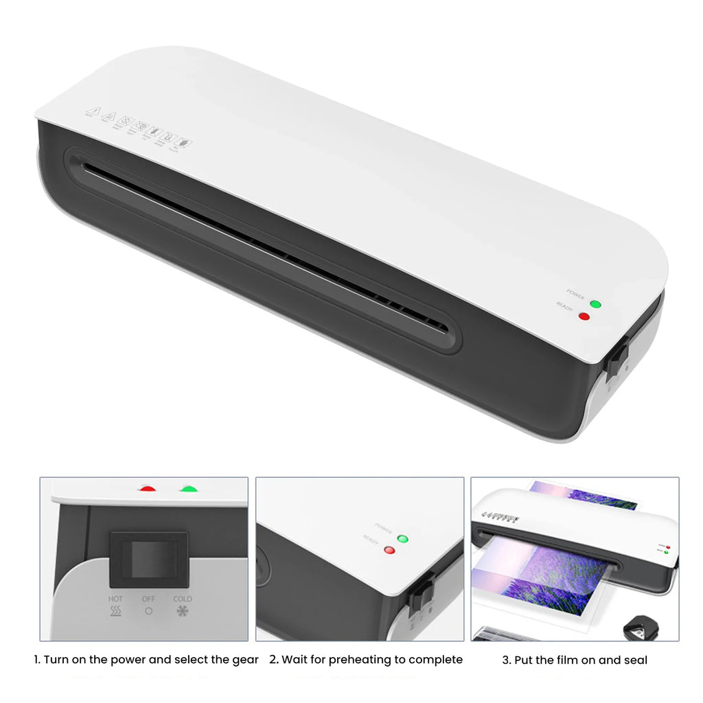 Plastificadora A4 – Quente e Fria | SL289

Plastificadora de secretária prática e rápida, ideal para proteger e conservar documentos, fotografias e outros materiais.

Características:

- Formato até A4
- Plastificação a quente e a frio
- Compatível com fo