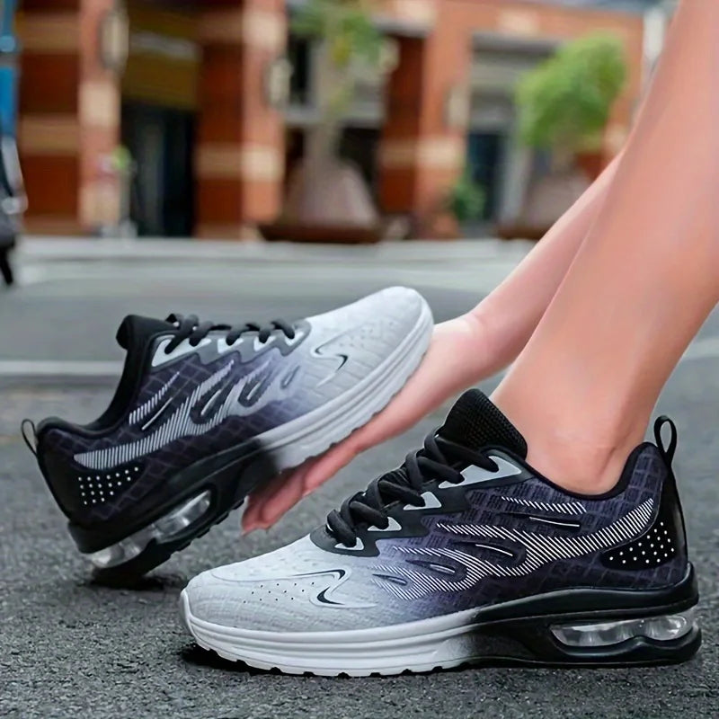 Ténis casuais de mulher plus size em malha respirável,leves e com amortecimento para todas as estações.