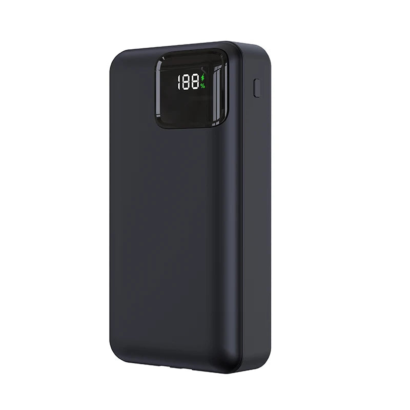 Bateria externa KAKAS de 50000mAh/27000mAh com cabo integrado, aprovada para viagens aéreas, carregamento rápido