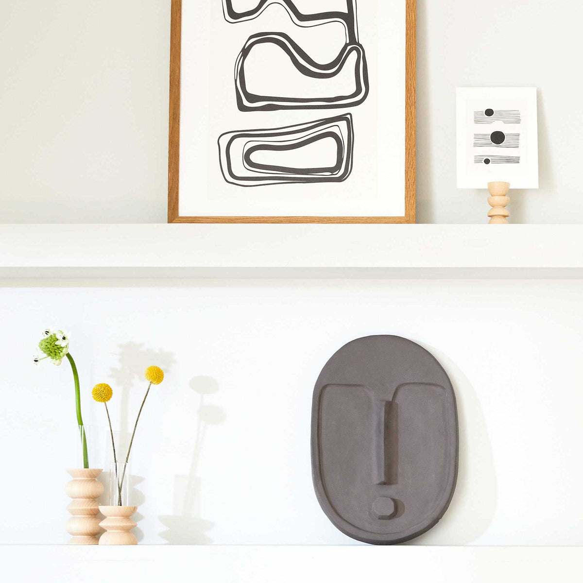 Totem Wooden Vase - Short Nº 3