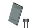 Techancy Estojo Externo  de 2,5" SATA para HDD/SSD Preto MF1300, com USB3.0 de Alta Velocidade, Portátil