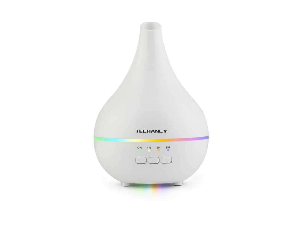Difusor de aromaterapia Techancy, LD3914, com função humidificadora, branco