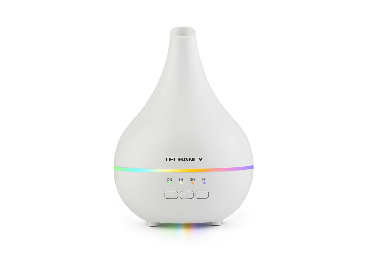 Difusor de aromaterapia Techancy, LD3914, com função humidificadora, branco