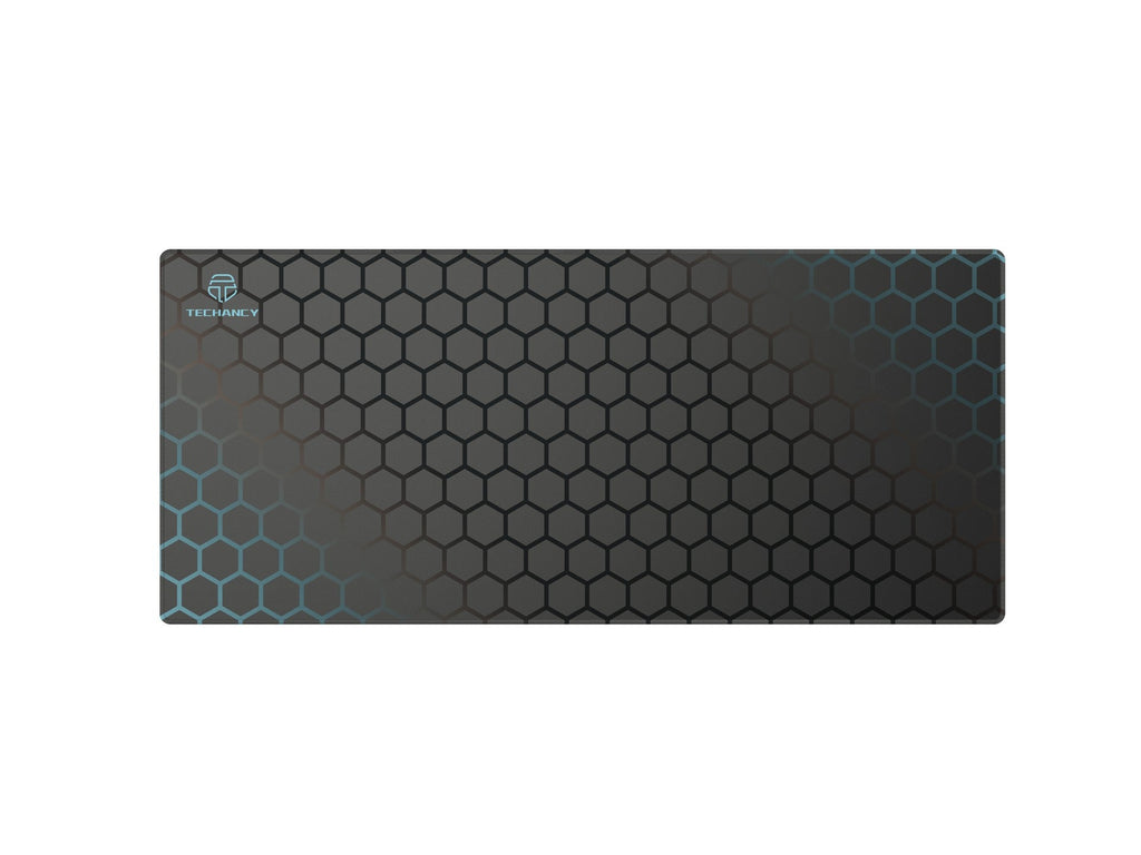 Tapete para rato Techancy 40 x 90 cm, TW2775, borracha antiderrapante, adequado para jogos de PC, preto